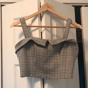 Checkered Crop Top
